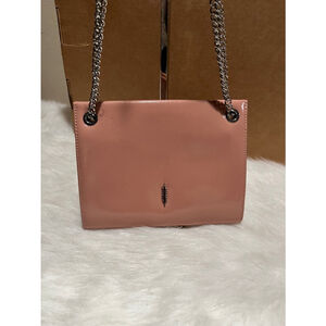 Thacker Gold leather convertible shoulder crossbody bag